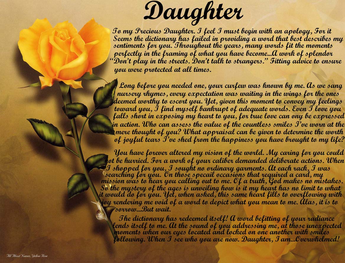 daughter poem
